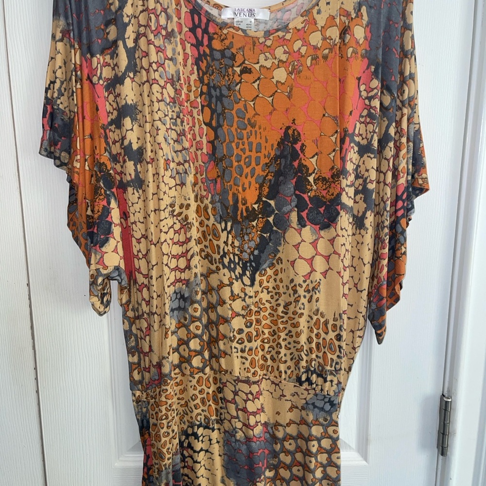 VENUS Woman’s Lascana Abstract Banded Convertible Dress Sz S SKU: 0827-63 - Picture 5 of 7